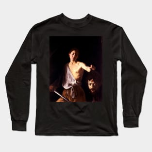 High Resolution Caravaggio David with the Head of Goliath Long Sleeve T-Shirt